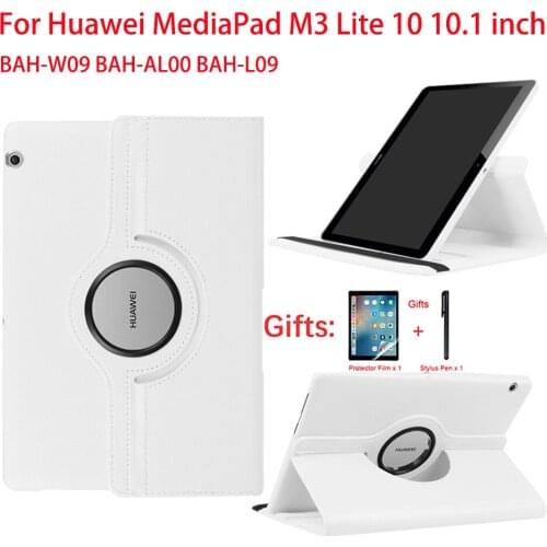 360 Degree Rotating Folding Case For Huawei MediaPad M3 Lite 10 10.1 inch BAH-W09 BAH-AL00 BAH-L09 Cover MediaPad M3 Lite 10.1
