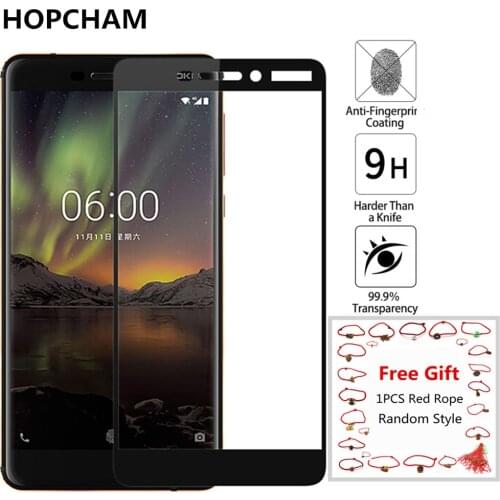 Tempered Glass For Nokia 6 2018 For Nokia TA-1068 TA-1050 TA-1043 TA-1016 TA-1045 Glass Screen Protector Full Cover Protective