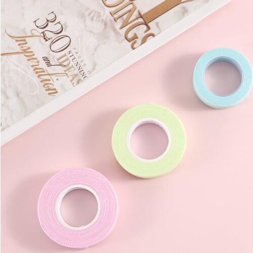 1/3/5 Rolls Non-Woven False Eyelash Extension Tape Anti-Allergy Easy Tear Eye Tapes For Grafting Fake Lash Eyeliner Tapes