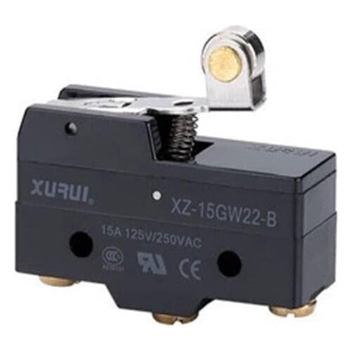 2Pcs XZ-15GW22-B Short Roller Hinge Normally Open/Close Micro Lever Limit Switch