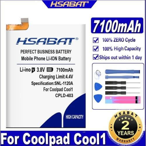 HSABAT CPLD-403 6850mAh Battery for Letv LeEco Le 3 Le3 LeRee For Coolpad Cool1 Cool 1 Dual C106 C106-6/8 C107-9 C106-7 C106-9