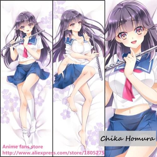 Anime Haruchika Sexy Chika Homura Cute Japanese Pillowcase Pillow Case Cover decorative Hugging Body Bedding