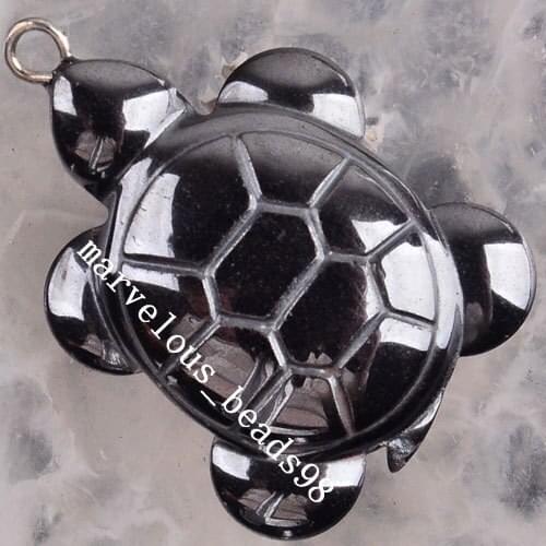 Free Shipping Beautiful jewelry Smart Black Non-Magnetic Hematite FrogHead Pendant Bead MC1890
