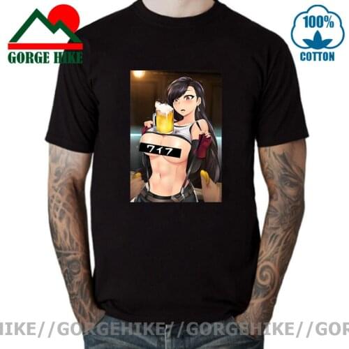 GorgeHike Waifu Material T shirt for men Hentai Anime Japanese Writing Ecchi Otaku T-shirt Waifu Shirt Ahegao Harajuku Tee shirt