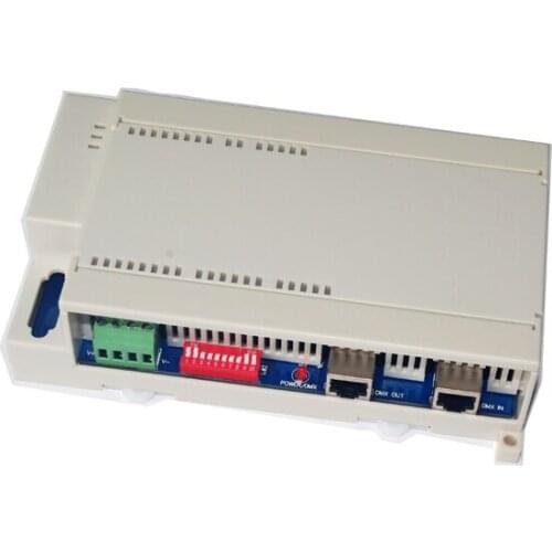 Customized order RJ11 27 channel DMX512 RGB controller RJ11 output 9groups RGB 27CH DMX512 decoder DC12-24V input