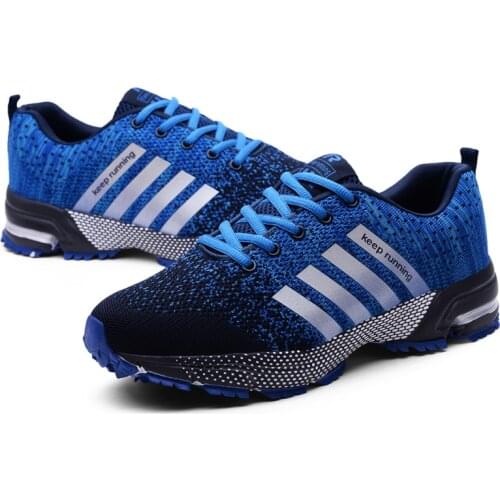 Running Shoes Breathable Outdoor Sports Shoes Lightweight Lace-UP Sneakers for Women Comfortable Athletic Men Training Footwear