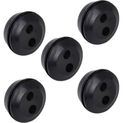 LETAOSK 5Pcs 2 Hole Fuel Gas Tank Line Grommet Replacement Accessories Fit for String Craftsman Trimmer Lawn Mower Chainsaw