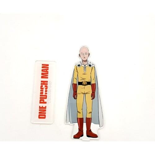 One-Punch Man Saitama acrylic standee figurines desk decoration cake topper anime