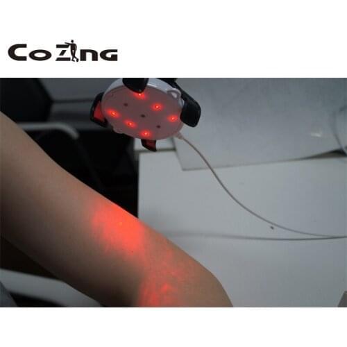 Physiotherapy equipment Knee Pain Relief device with 6 holes infrared red light and 3 holes 808nm low level laser therapy device