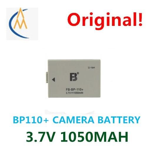 The original FB fengbiao bp-110 + Canon HF R26 R28 r206 camera lithium battery has enough capacity and is durable