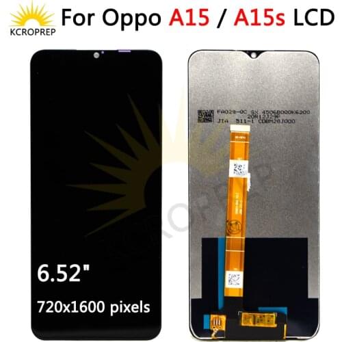 Original For Oppo A15 CPH2185 LCD Touch Screen Digitizer Assembly For Oppo A15s CPH2179 LCD Replacement