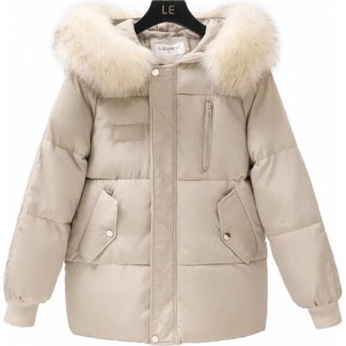 2019 Autumn Winter Women Parka Fashion Women Jacket Winter Loose Coat Female Stand Down Jacket Warm Casual Plus Size Coats