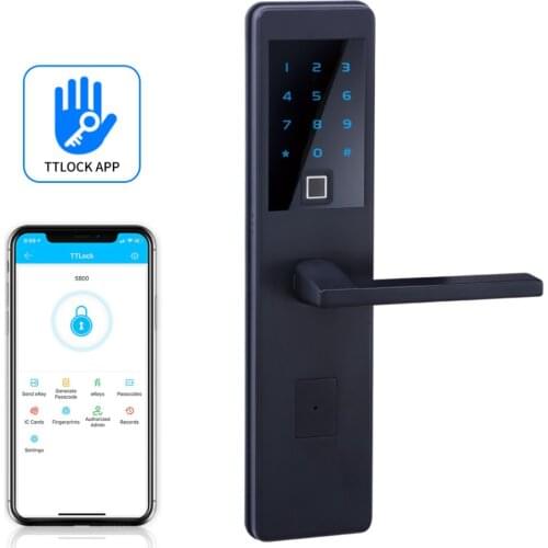Fingerprints Door Lock for Apartment with Right Left Handle