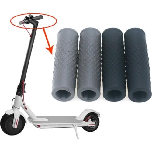 Anti-slip Rubber Handle Grip for Xiaomi Mijia M365 Electric Scooter Replacement/ Scooter Handlebar Cover Sleeve Accessories