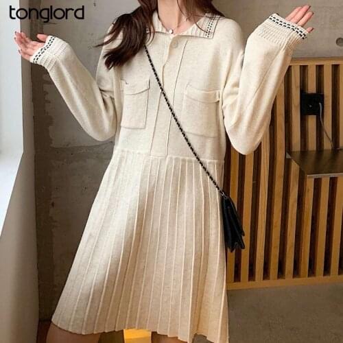 Tonglord Fashionable Knitted Dresses