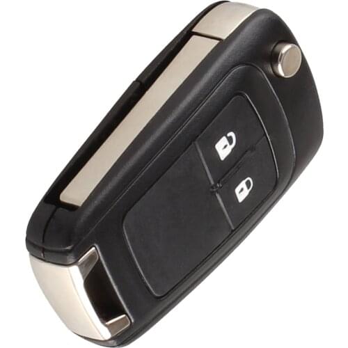 Universal Car Key Fob Case Cover Key Shell 2 Button with Blank Fit for OPEL