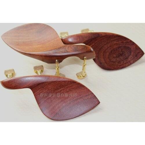 High quality Red Sandalwood 4/4 size Violin Chin rest Installation Screw violin parts