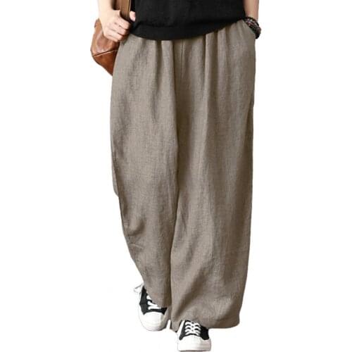 Women Trousers Long leg Pants Breathable Comfortable Loose Leisure Harem Pants Streetwear Pants 2021