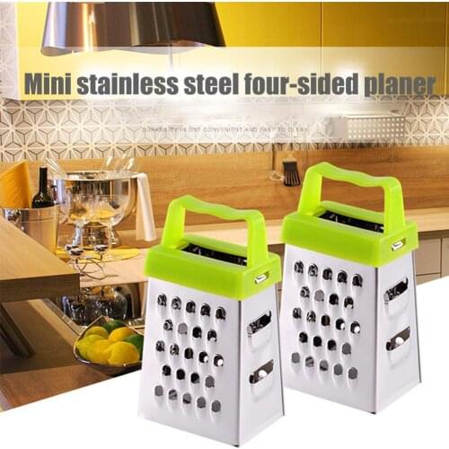 1pc Multifunctional Grater Vegetable Food Steel Four-sided Plane Cutting Food Accessories Kitchen F8X2 Plane C3A0
