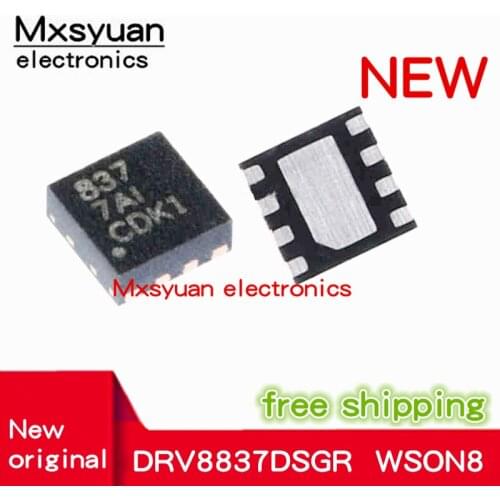 10pcs~50pcs/LOT DRV8837DSGR DRV8837DSGT DRV8837DSG 837 WSON8 New original