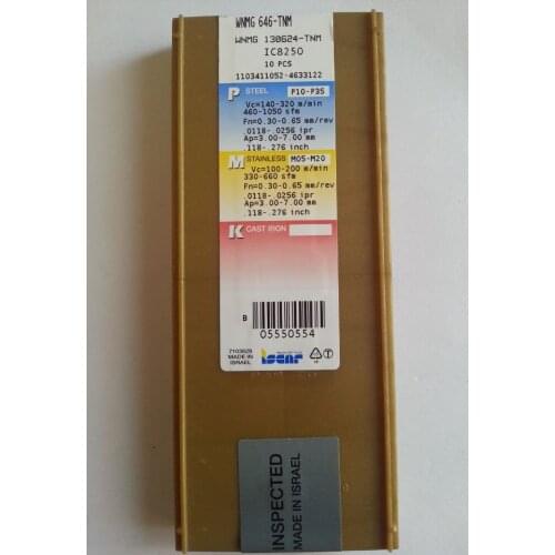10PCS CARBIDE INSERT WNMG130624-TNM IC8250