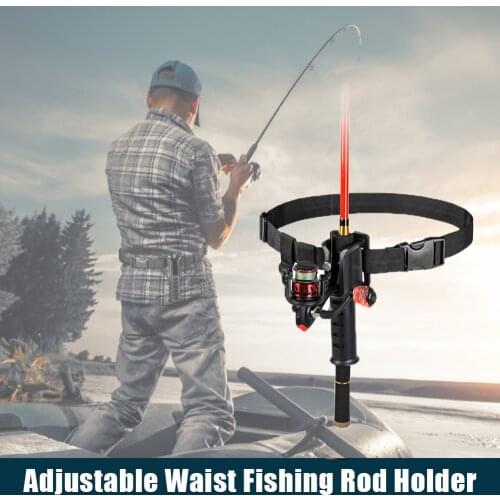 2021 Fishing Rod Belt Adjustable Fishing Waist Belt Fish Rod Belly Support Holder Stand Up Pole Holder For Fishing Accessories