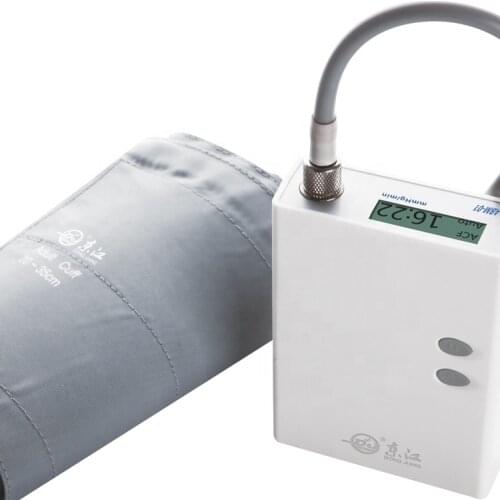 Holter digital blood pressure monitor with fan shaped NIBP