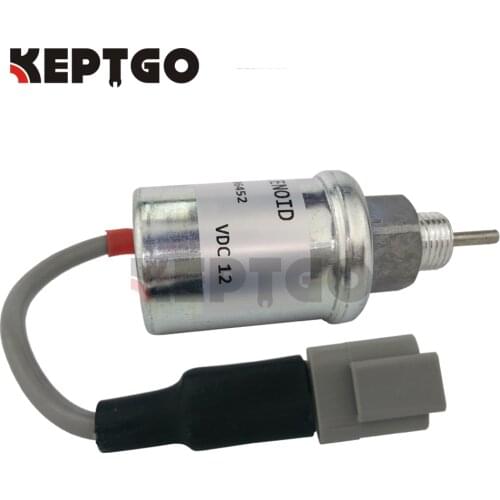 ENGINE STOP SOLENOID 716/3020112V FOR JCB PARTS MINI DIGGER 8014 , 8016
