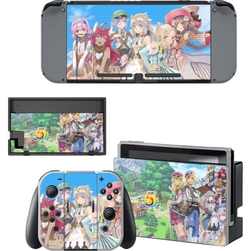 Rune Factory 5 Screen Protector Sticker Skin for Nintendo Switch NS Console Dock Charger Stand Holder Joy-con Controller Vinyl