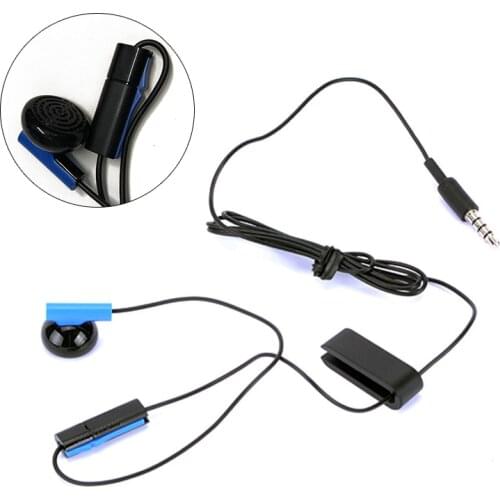 For PS4 Gaming Earphone Joystick Controller Earphone Headset Earbud Earpiece Single-side Earphone with Microphone For Sony PS4