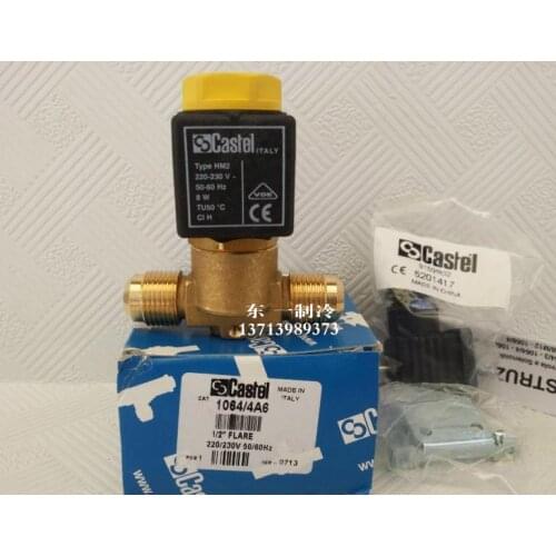 Italy Castel Castel solenoid valve TYPE1064/4A6 (12mm4 points copper pipe cold storage equipment