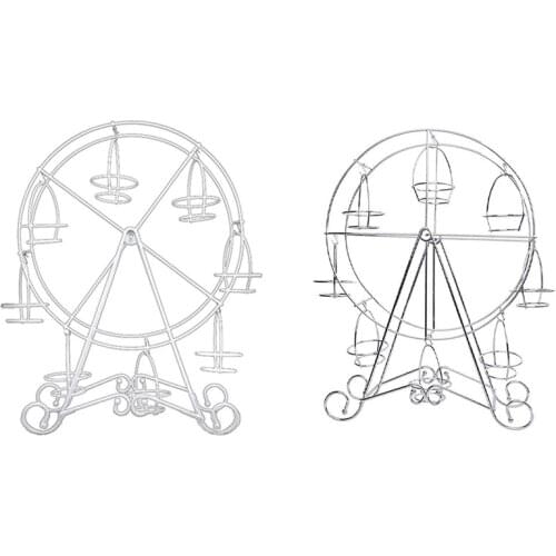 Cupcake Display Stand Holder Pastry Ferris Wheels Dessert Serving Tray for Wedding Party Furniture Accessories