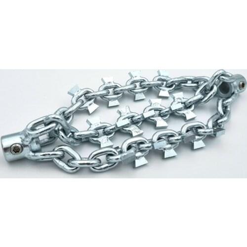 LEADFEN with carbide-tip drain cleaning cutter DN125mm pipe cleaning knocker 8mm flexible push snake cable pipeline dredge tools