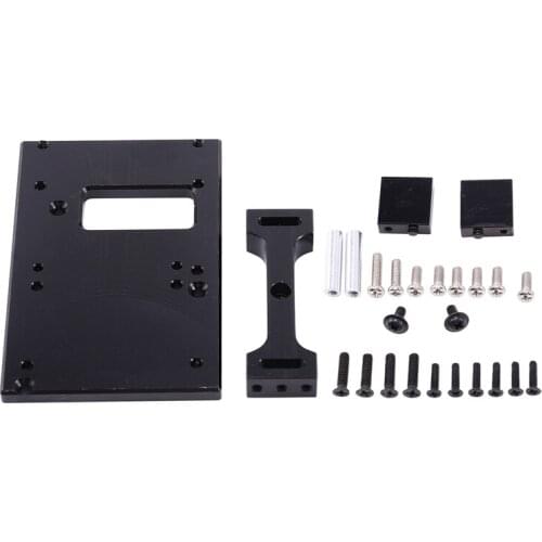 For WPL C14 C24 B14 B24 Metal Beam Middle Beam And 17G WPL 1/16 RC Model Car Metal Servo Bracket Fixing Plate Parts