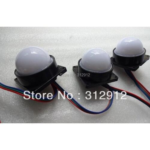 20pcs DC12V WS2811 pixel module with milky cover;6pcs 5050 led inside;1.44W;,50mm diameter