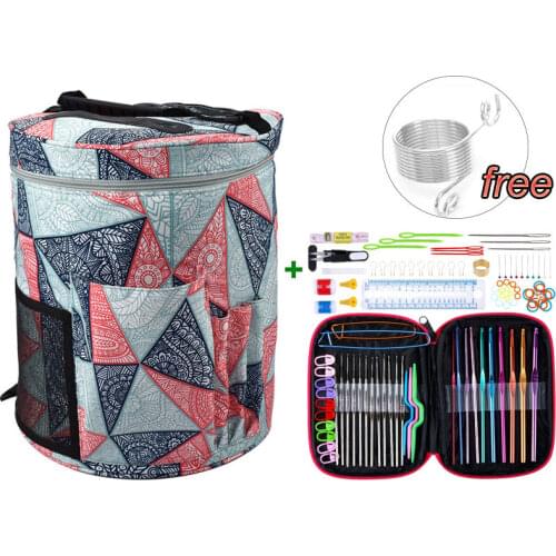 Crochet Hook Set With Empty Yarn Knitting Bag Crochet Knitting Needles Crochet Hooks Needles Sewing Accessories Set