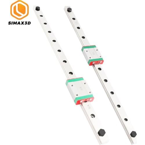 SIMAX3D 300/400mm Linear Rail Guide Linear Sliding Gide with MGN12 Long Linear Carriage Block for DIY 3D Printer CNC