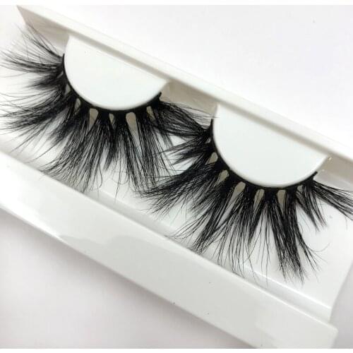 New Arrivals 100% Real Mink 25mm Eyelashes 3D Natural False Eye Lash Natural Soft Lashes Extension Makeup Kit Cilios
