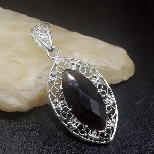 Gemstonefactory Jewelry Big Promotion 925 Silver Wonderful Purple Amethyst Women Ladies Mom Gifts Necklace Pendant 20213630