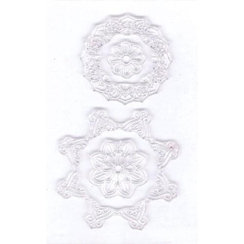 Mandala Stamps Flower Scrapbook Background Clear Stamps For Card Making