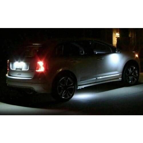 Replacement Side mirror lights Puddle 2pcs Super Bright 18-LED Xenon Exterior Waterproof