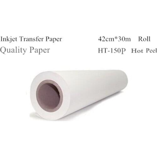 Inkjet Heat Thermal Transfer Printing Paper For T shirt Clothes Fabric Roll Size 420mm*30m HT-150P