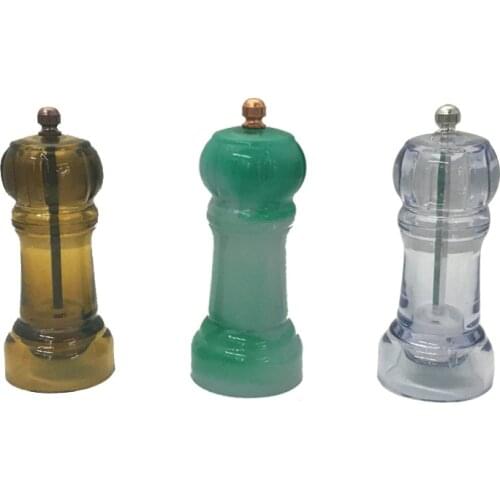 1PC Premium Brushed Ceramic AS Salt and Pepper Grinder Tall Body Adjustable Ceramic Rotor Salt and Pepper Shak LB 519