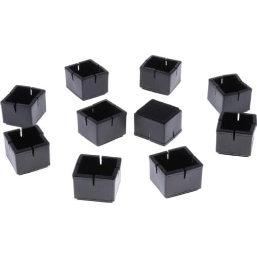 10 Pack Table Chair Leg s Floor Protector Square Cover