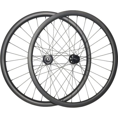 Extra Lite 27.5er MTB XC 27mm x 25mm hookless straight pull 650B carbon bike front wheel 28H Hyper Lefty 1.0