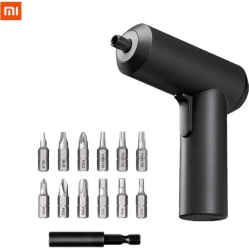 Xiaomi Wireless Electric Screwdriver Rechargeable 3.6V 2000mAh Li-ion 5N.m Cordless Screw driver with 12 pcs S2 Bits Home DIY