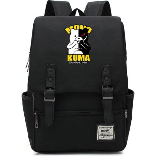 Danganronpa Monokuma Backpack Bags For Women Men Usb Backpack Shoulders package Satchel student backpacks Casual Laptop Mochilas