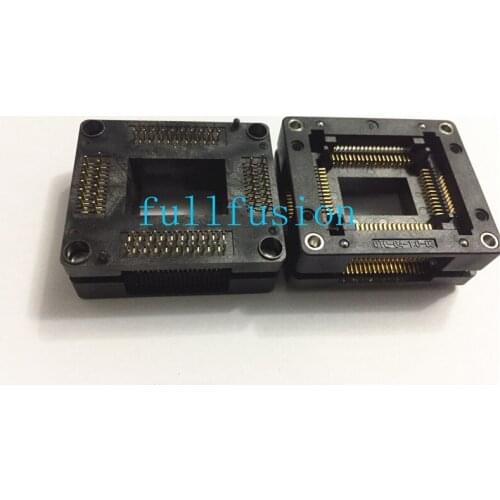 OTQ-64-1.0-03 QFP64P 1.0mm Pitch Enplas IC Test Socket IC Body size 20x14mm Burn in Socket