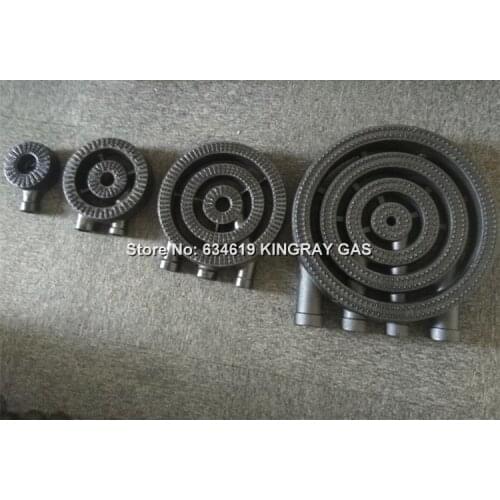 Five/Four/Three/Two/One Rings Cast Iron Food Equipment Gas Burner LPG / NG Oven Burner Restaurant Household Cooking Burner