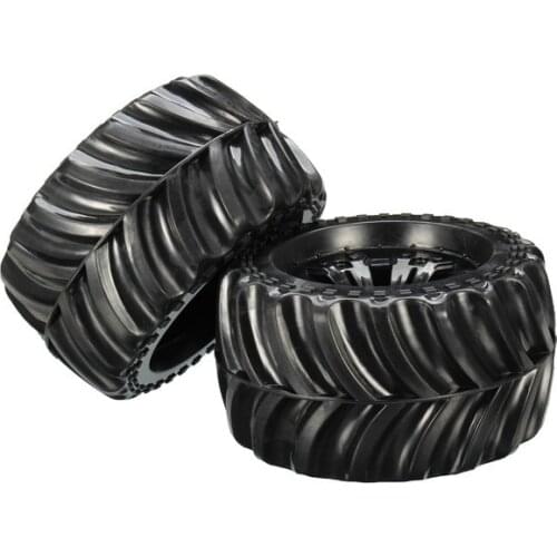 JLB Racing CHEETAH 1/10 Brushless RC Car Tires EA1020 Monster Trucks 11101 2PCS Wheel